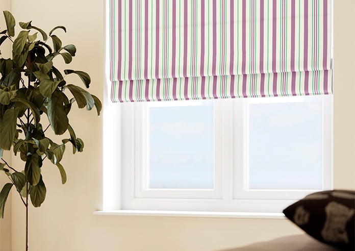 The British Stripe Co. George, Blackpool No.1 - Roman Blind - Image 5